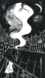 linogravure intitulée Ain't Strange